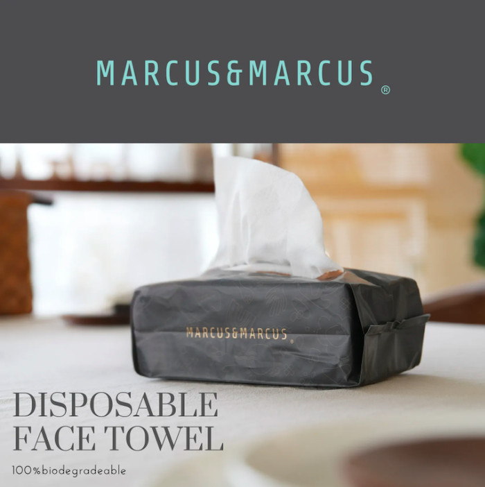 marcus and marcus disposbale face towel for wet and dry use 多用途干湿两用巾宝宝洗澡舌苔外出旅游